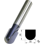 TCT 8MM RAD RADIUS X 1/2